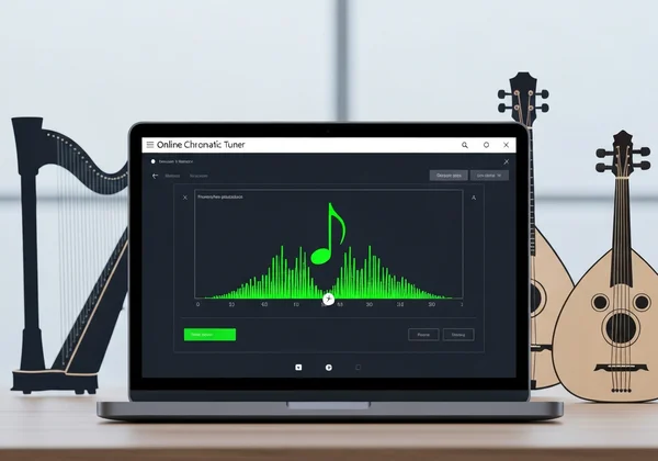 Online chromatic tuner for unique instruments