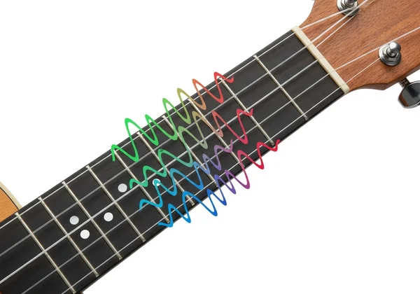Visual representation of ukulele intonation issues.