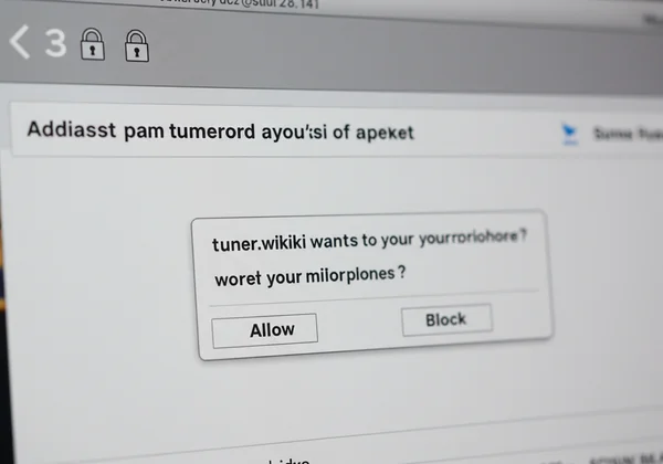 Browser pop-up asking for microphone permission.