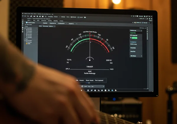 Online tuner on screen not registering instrument sound.
